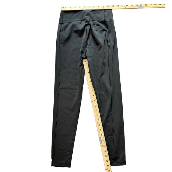 Adidas Essential ankle length high rise running pants in Black - Picture 3 of 5